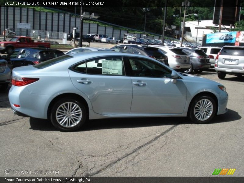 Cerulean Blue Metallic / Light Gray 2013 Lexus ES 350