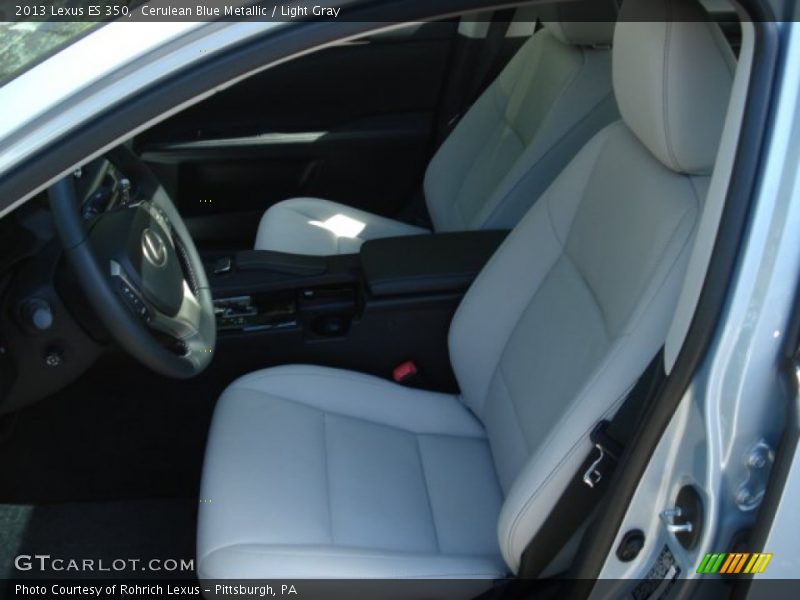Cerulean Blue Metallic / Light Gray 2013 Lexus ES 350