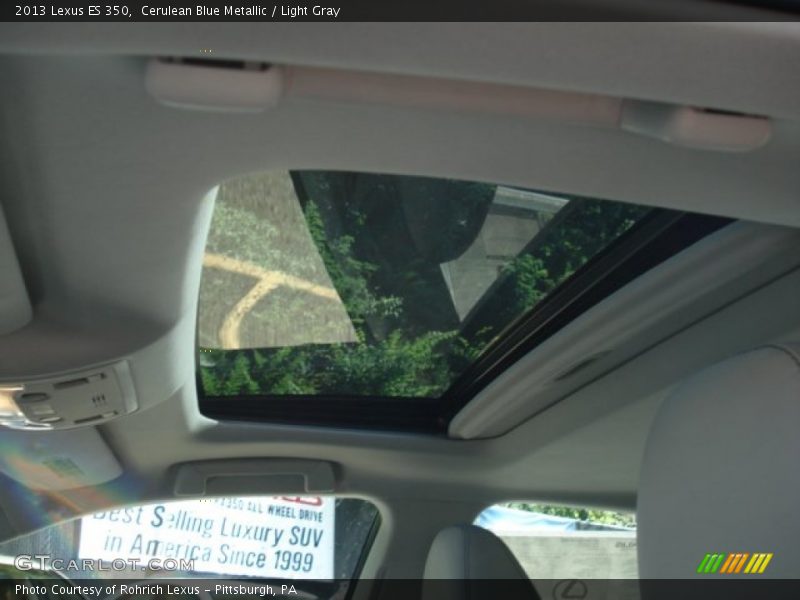 Cerulean Blue Metallic / Light Gray 2013 Lexus ES 350
