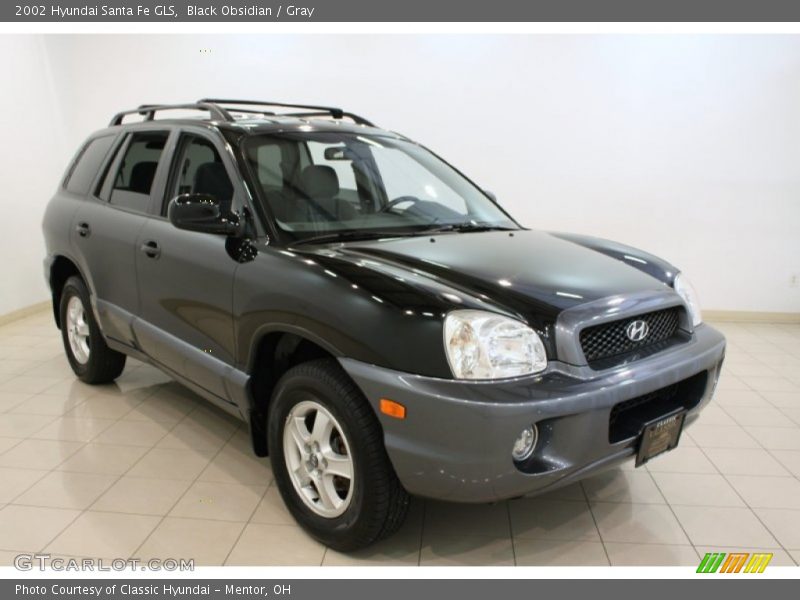 Black Obsidian / Gray 2002 Hyundai Santa Fe GLS