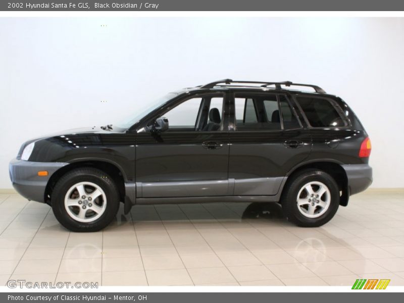 Black Obsidian / Gray 2002 Hyundai Santa Fe GLS