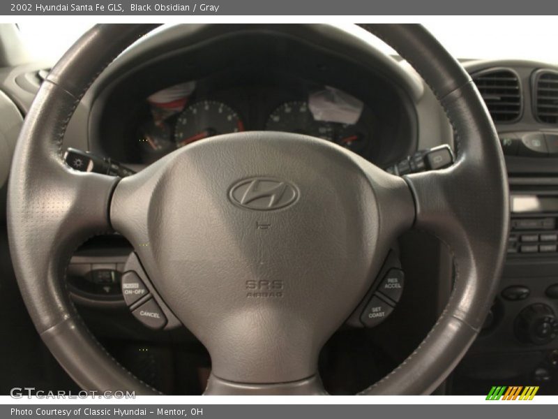 Black Obsidian / Gray 2002 Hyundai Santa Fe GLS