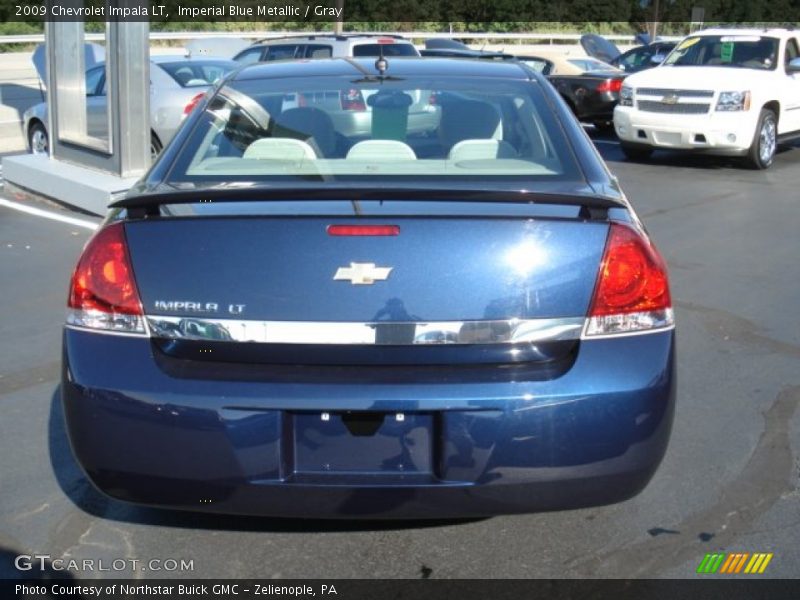 Imperial Blue Metallic / Gray 2009 Chevrolet Impala LT