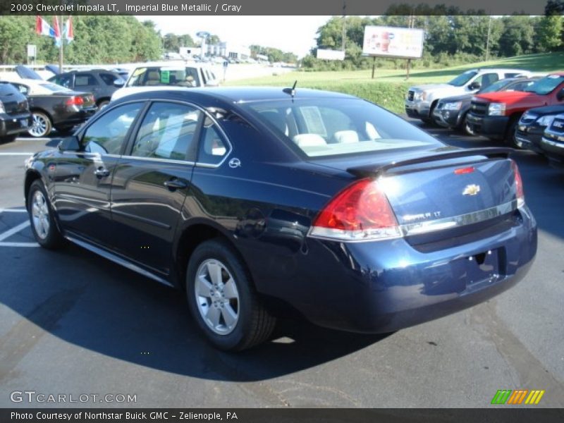 Imperial Blue Metallic / Gray 2009 Chevrolet Impala LT