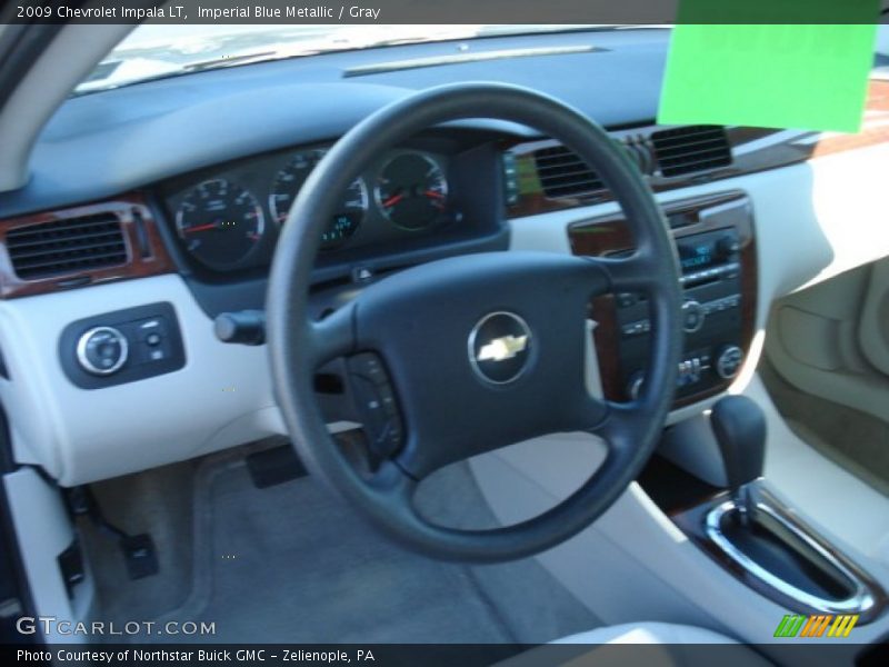 Imperial Blue Metallic / Gray 2009 Chevrolet Impala LT