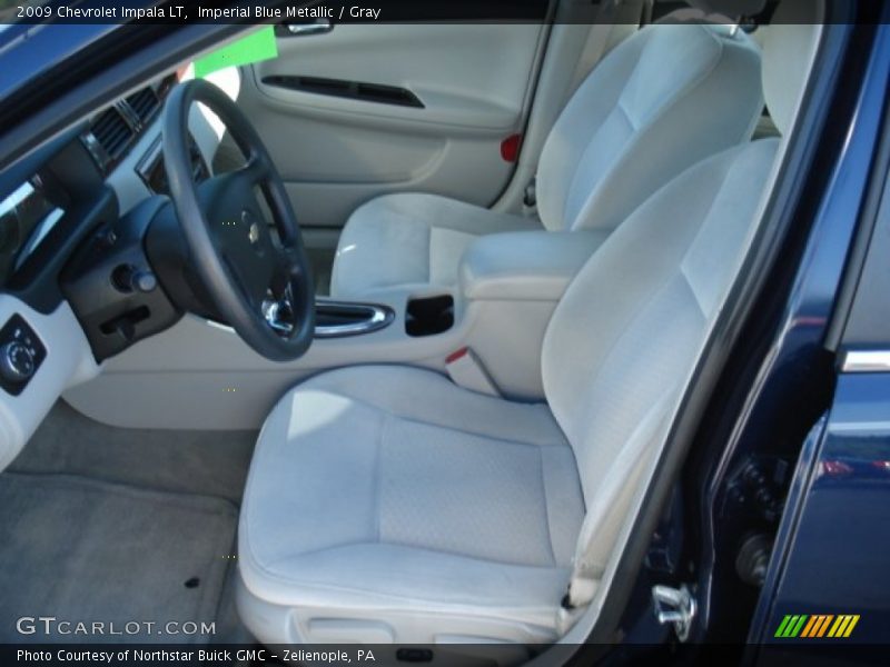 Imperial Blue Metallic / Gray 2009 Chevrolet Impala LT