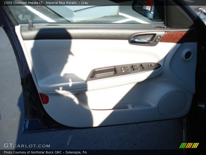 Imperial Blue Metallic / Gray 2009 Chevrolet Impala LT