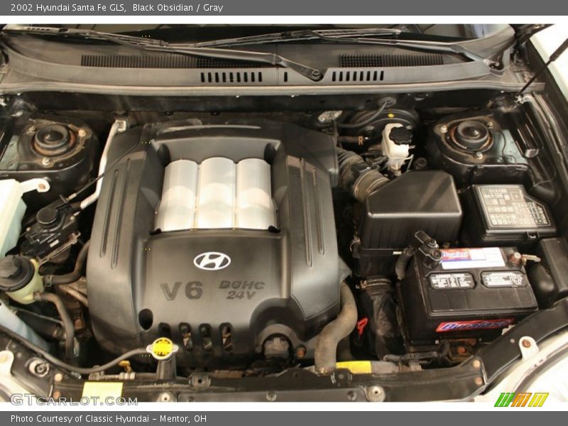 Black Obsidian / Gray 2002 Hyundai Santa Fe GLS