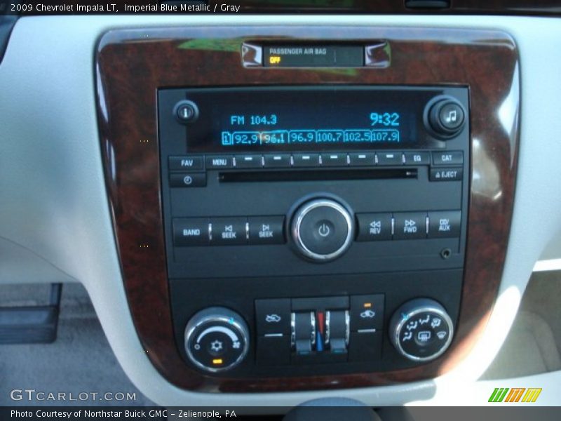 Imperial Blue Metallic / Gray 2009 Chevrolet Impala LT