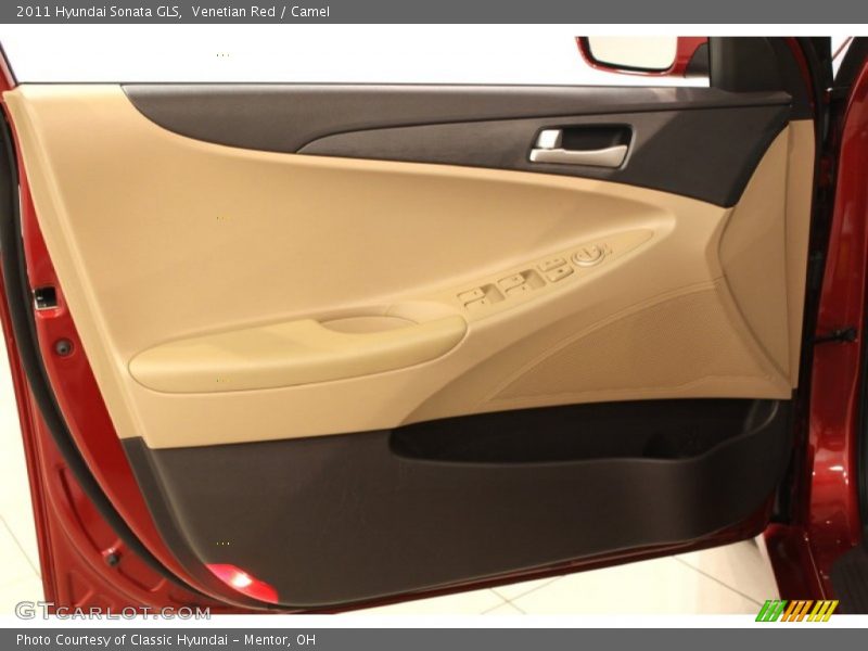 Venetian Red / Camel 2011 Hyundai Sonata GLS