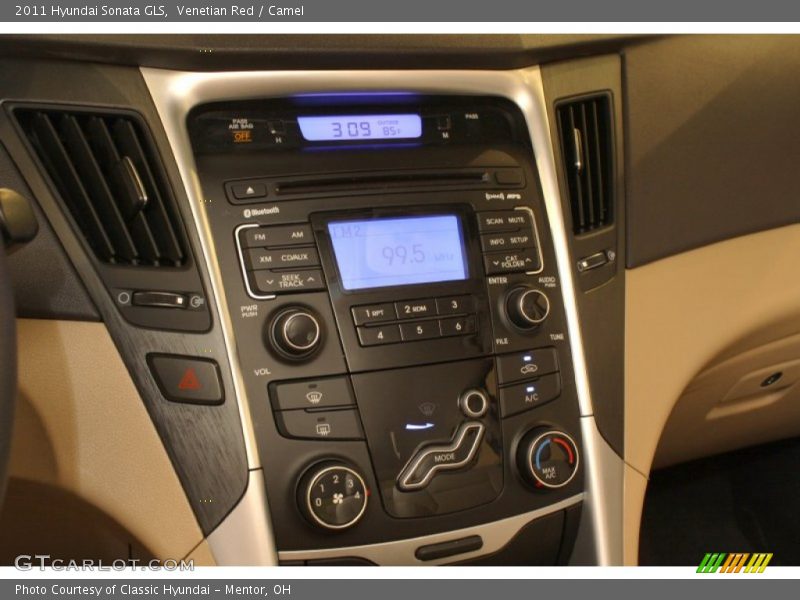 Venetian Red / Camel 2011 Hyundai Sonata GLS