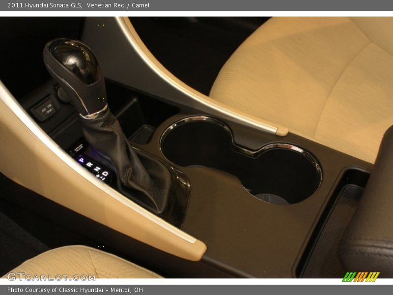 Venetian Red / Camel 2011 Hyundai Sonata GLS