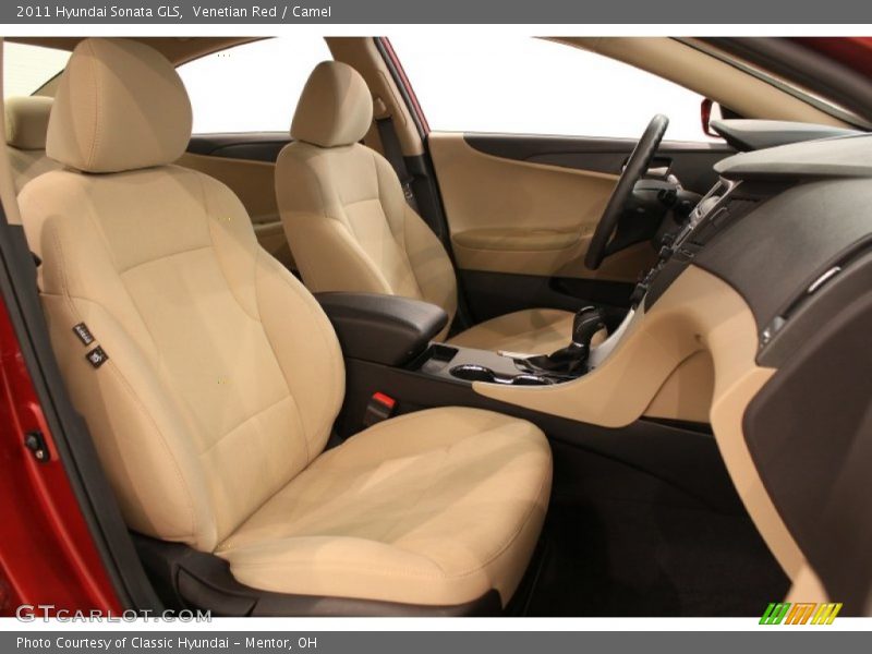 Venetian Red / Camel 2011 Hyundai Sonata GLS