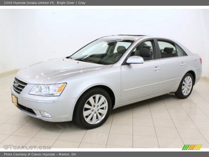 Bright Silver / Gray 2009 Hyundai Sonata Limited V6