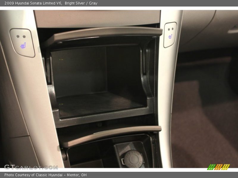 Bright Silver / Gray 2009 Hyundai Sonata Limited V6
