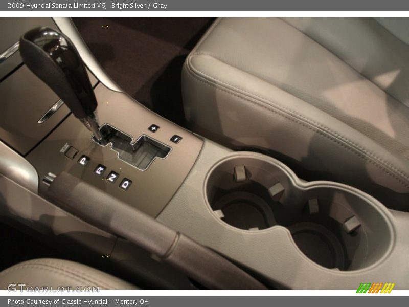 Bright Silver / Gray 2009 Hyundai Sonata Limited V6