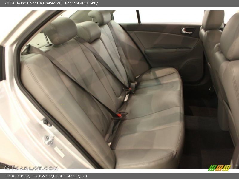 Bright Silver / Gray 2009 Hyundai Sonata Limited V6