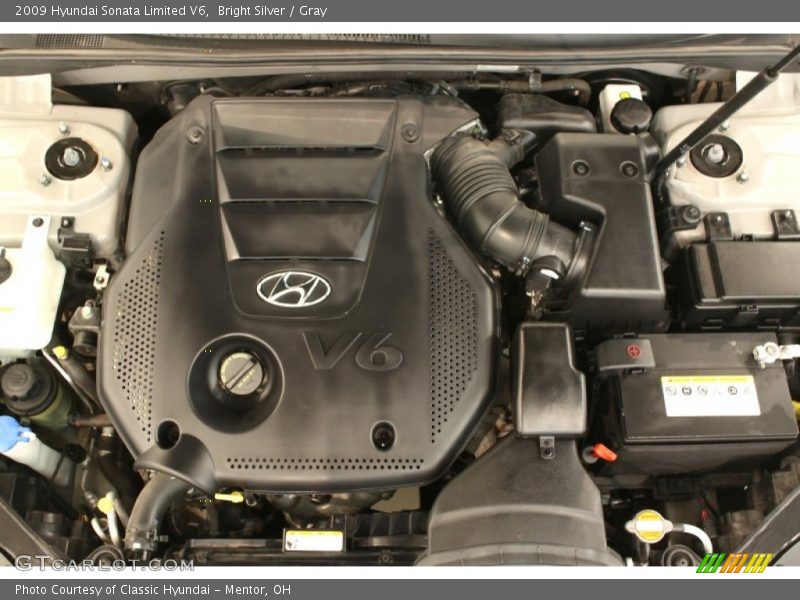 Bright Silver / Gray 2009 Hyundai Sonata Limited V6