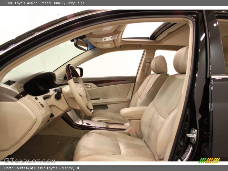 Black / Ivory Beige 2008 Toyota Avalon Limited
