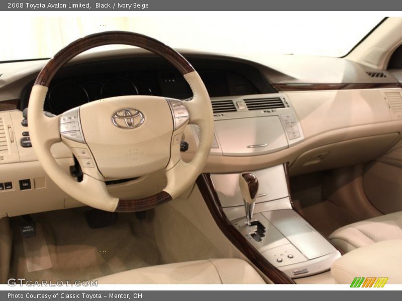 Black / Ivory Beige 2008 Toyota Avalon Limited