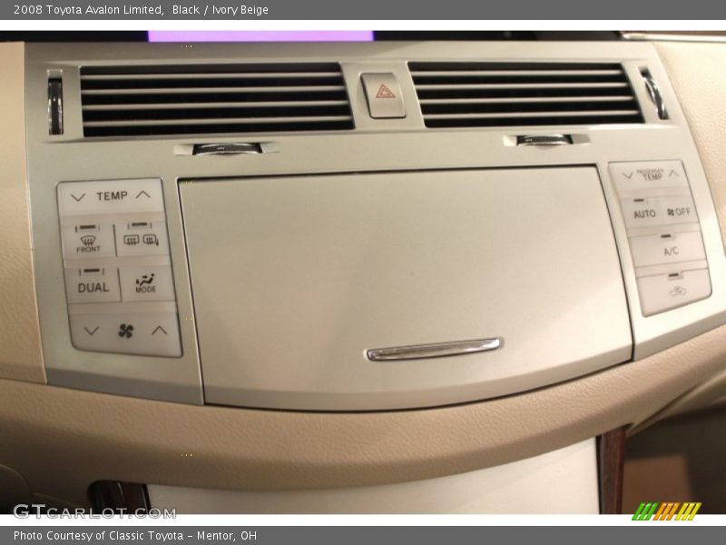 Black / Ivory Beige 2008 Toyota Avalon Limited