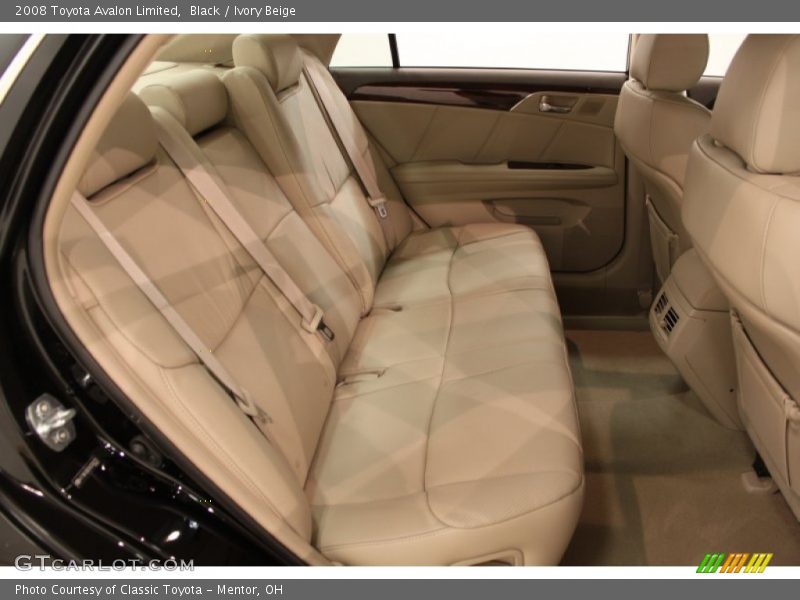 Black / Ivory Beige 2008 Toyota Avalon Limited
