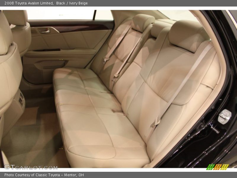 Black / Ivory Beige 2008 Toyota Avalon Limited