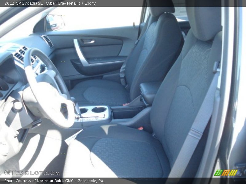 Cyber Gray Metallic / Ebony 2012 GMC Acadia SL