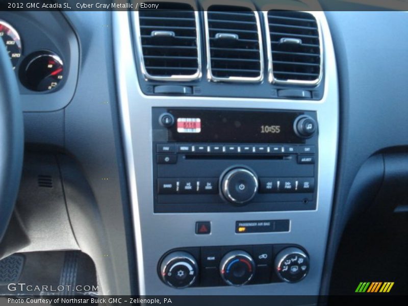 Cyber Gray Metallic / Ebony 2012 GMC Acadia SL