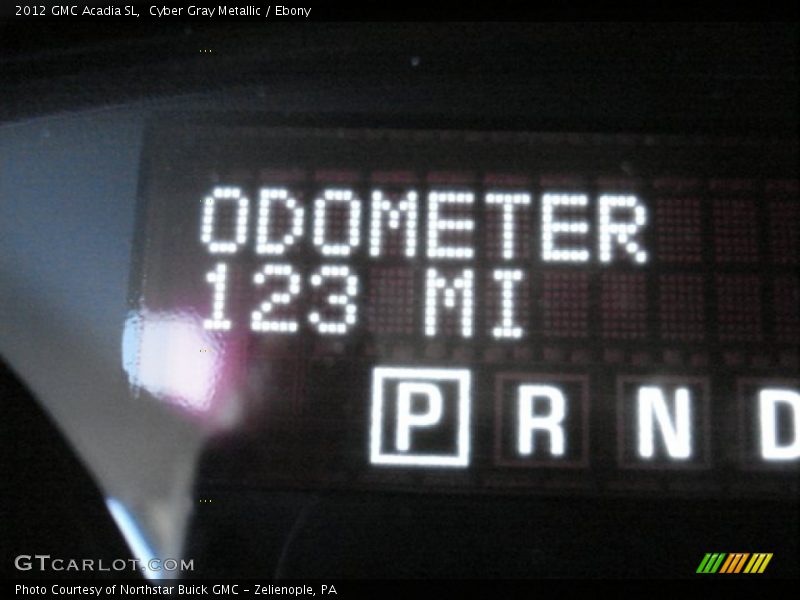 Cyber Gray Metallic / Ebony 2012 GMC Acadia SL