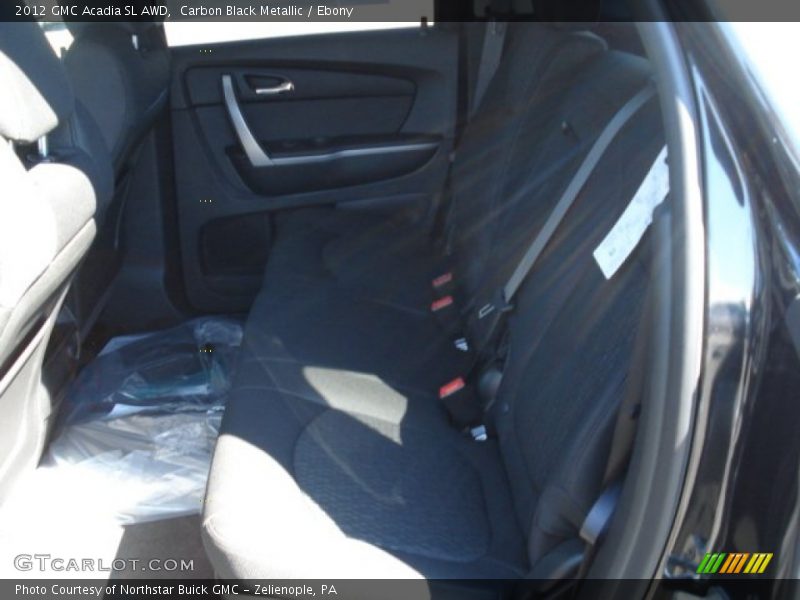 Carbon Black Metallic / Ebony 2012 GMC Acadia SL AWD