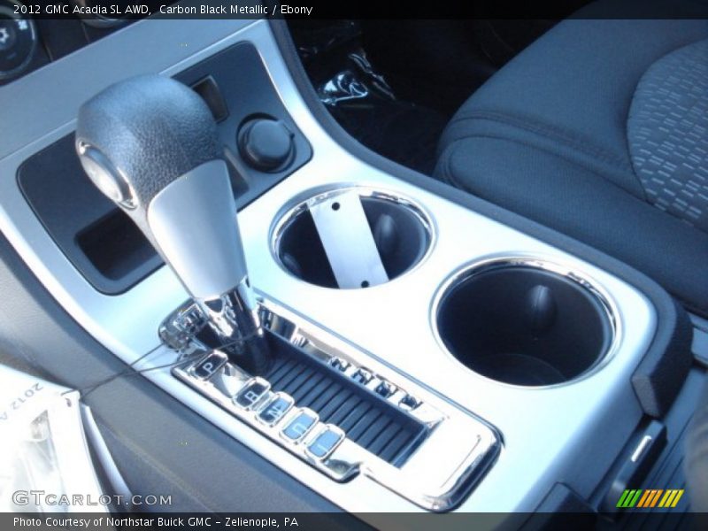 Carbon Black Metallic / Ebony 2012 GMC Acadia SL AWD