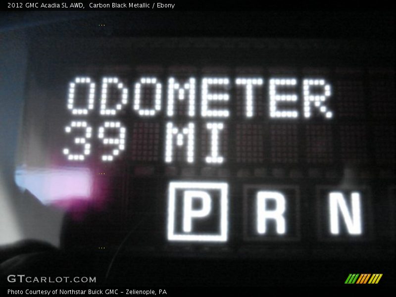 Carbon Black Metallic / Ebony 2012 GMC Acadia SL AWD