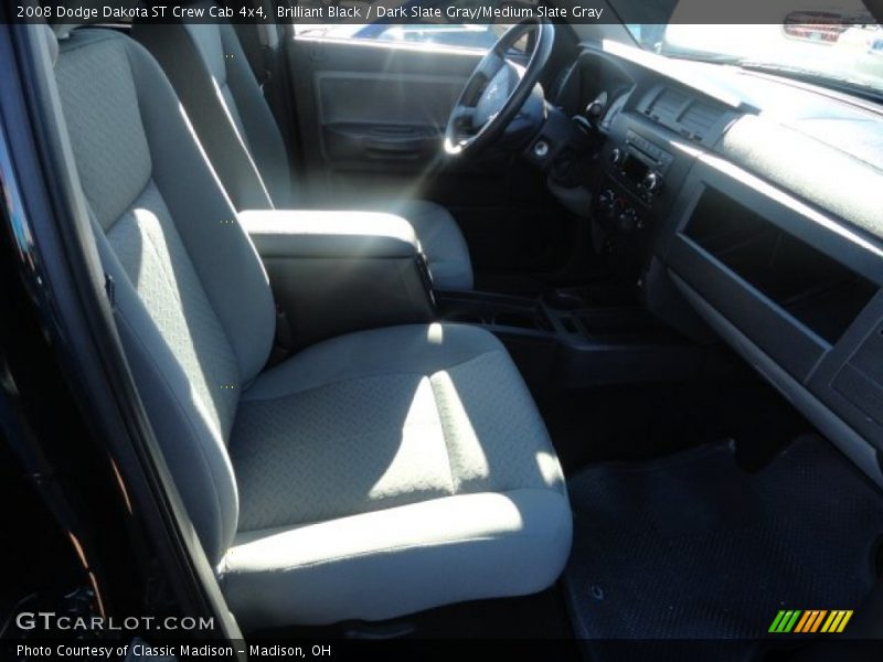 Brilliant Black / Dark Slate Gray/Medium Slate Gray 2008 Dodge Dakota ST Crew Cab 4x4