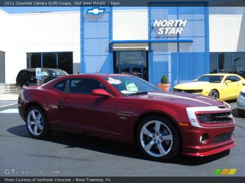 Red Jewel Metallic / Black 2011 Chevrolet Camaro SS/RS Coupe