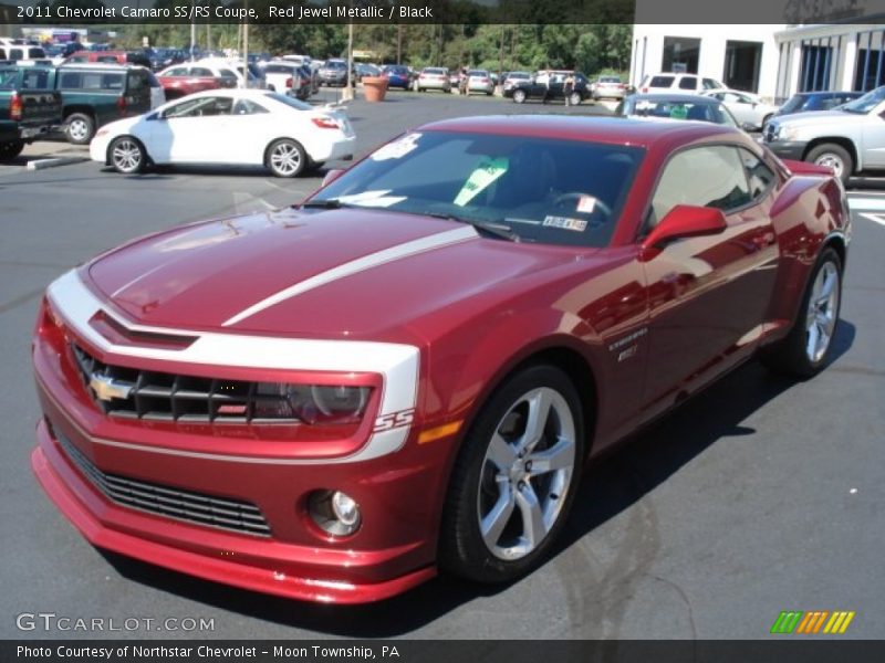 Red Jewel Metallic / Black 2011 Chevrolet Camaro SS/RS Coupe