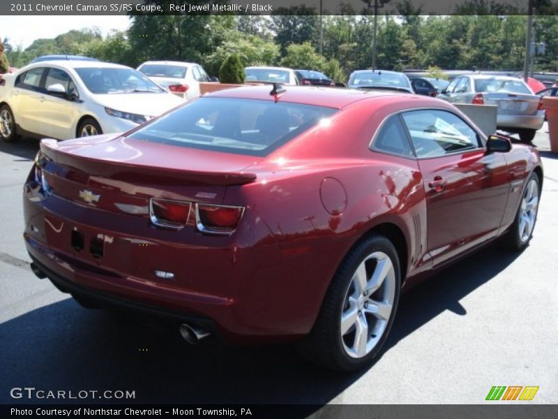 Red Jewel Metallic / Black 2011 Chevrolet Camaro SS/RS Coupe