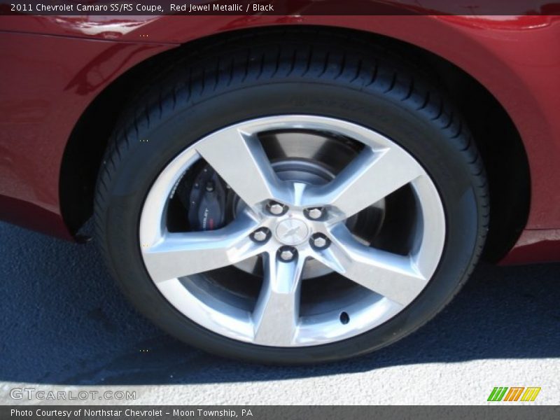 Red Jewel Metallic / Black 2011 Chevrolet Camaro SS/RS Coupe