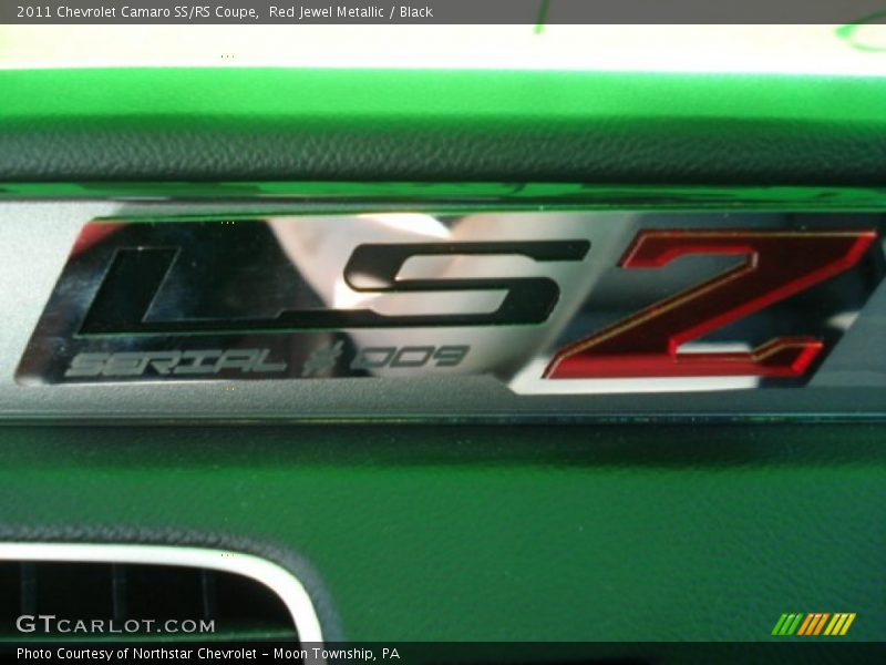 Red Jewel Metallic / Black 2011 Chevrolet Camaro SS/RS Coupe