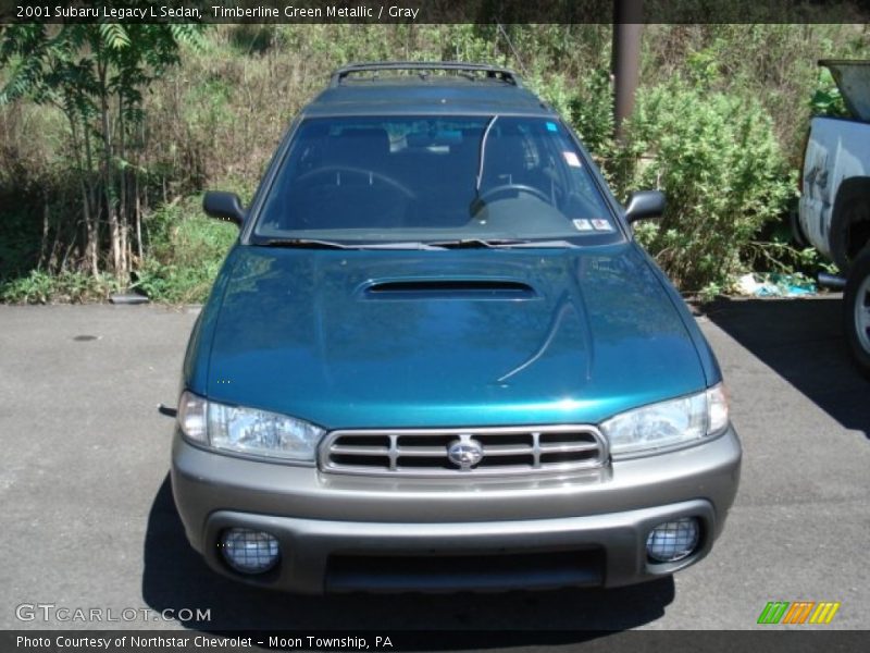 Timberline Green Metallic / Gray 2001 Subaru Legacy L Sedan