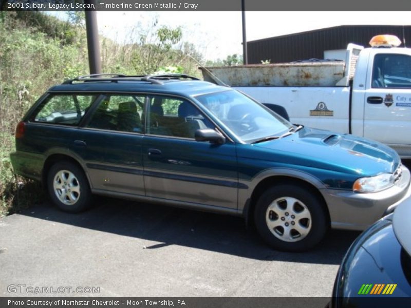 Timberline Green Metallic / Gray 2001 Subaru Legacy L Sedan
