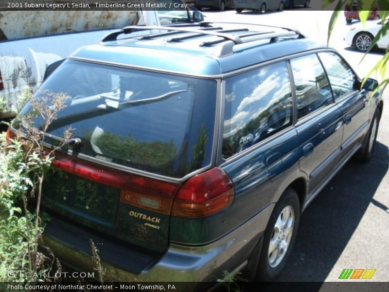 Timberline Green Metallic / Gray 2001 Subaru Legacy L Sedan
