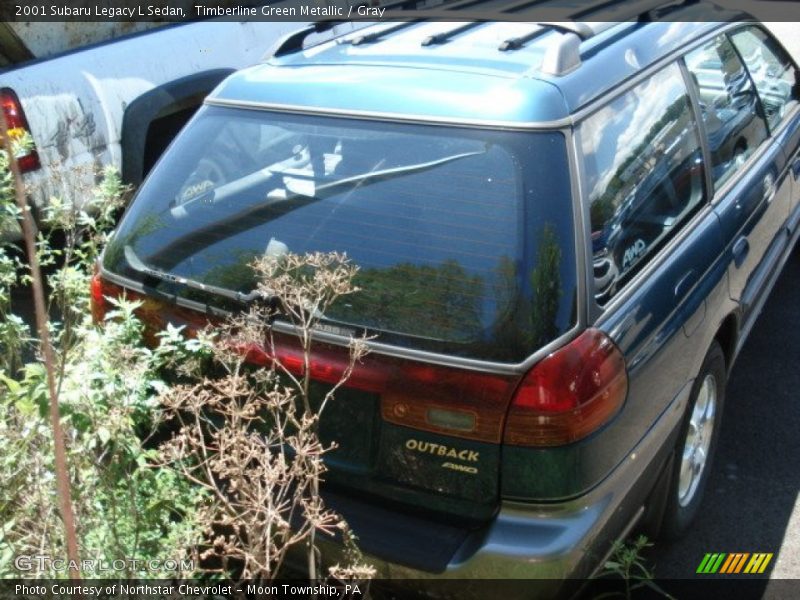 Timberline Green Metallic / Gray 2001 Subaru Legacy L Sedan