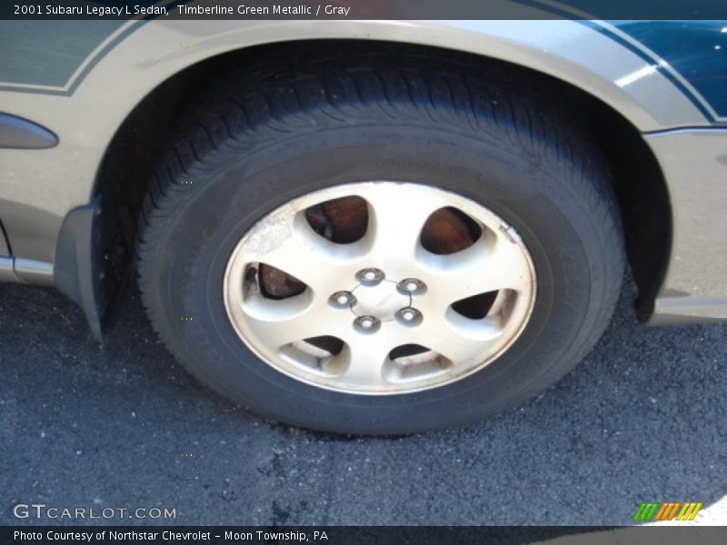 Timberline Green Metallic / Gray 2001 Subaru Legacy L Sedan