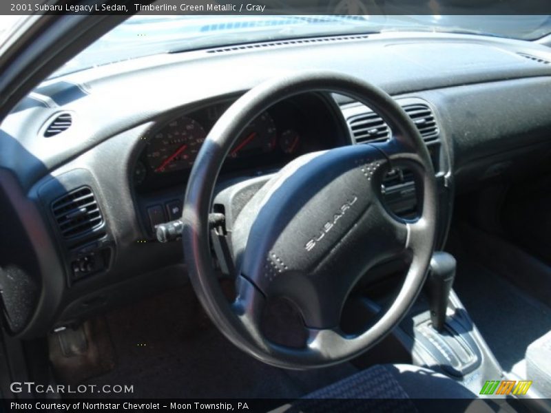 Timberline Green Metallic / Gray 2001 Subaru Legacy L Sedan