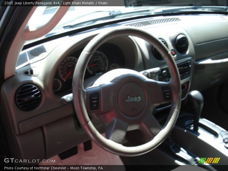 Light Khaki Metallic / Khaki 2005 Jeep Liberty Renegade 4x4