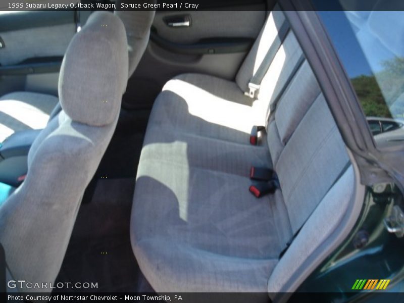 Spruce Green Pearl / Gray 1999 Subaru Legacy Outback Wagon