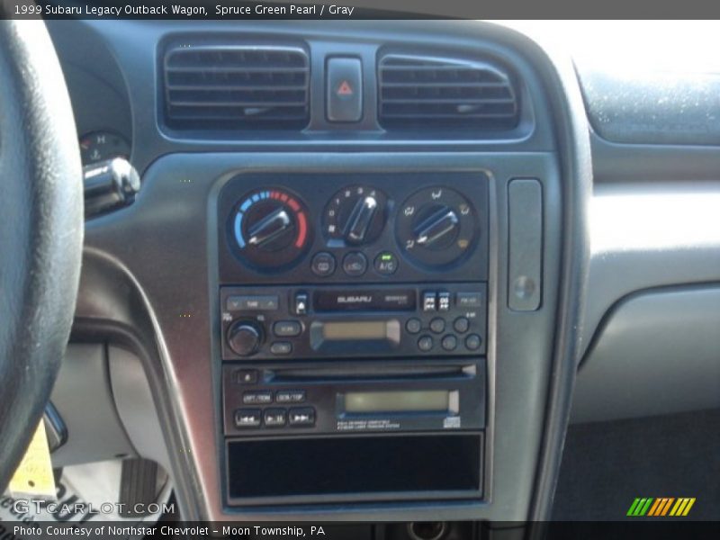 Spruce Green Pearl / Gray 1999 Subaru Legacy Outback Wagon