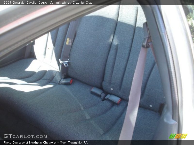 Summit White / Graphite Gray 2005 Chevrolet Cavalier Coupe