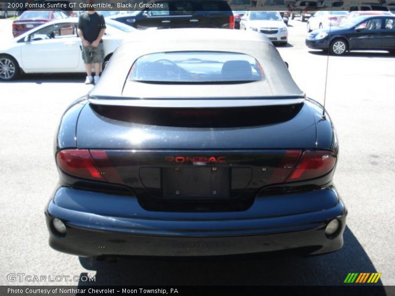 Black / Graphite 2000 Pontiac Sunfire GT Convertible